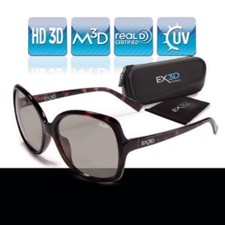 EX3D Femmes 3D Lunettes Passif