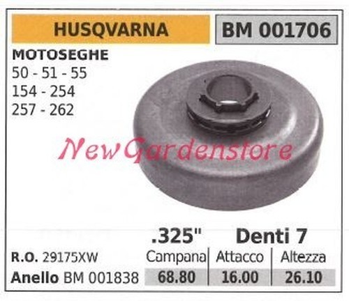 Pignon husqvarna moteur - husqvarna,