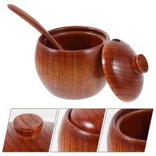  Pot à épices en bois, pot