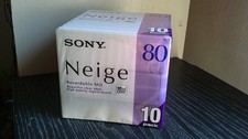 10 Minidisc Sony Neige Série