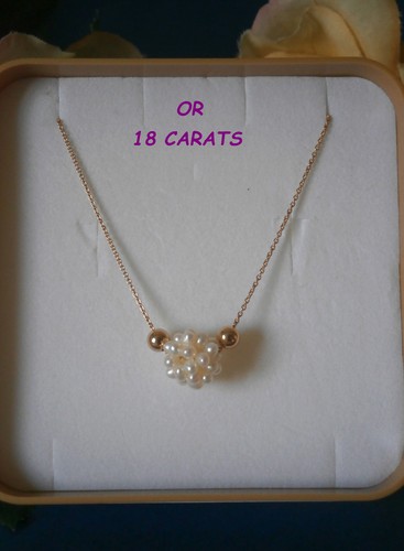 Collier neuf or - **, 18