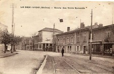 Carte TASSIN LA DEMI LUNE Route des Trois Renards