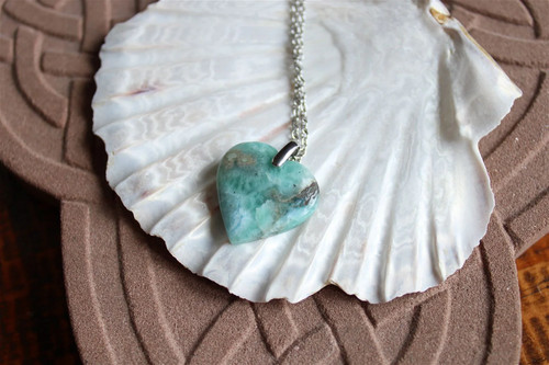 Collier cœur larimar - de,