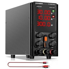 Alimentation Laboratoire 30V 10A DC Bloc dalimentation Réglable Stabilise Aju...