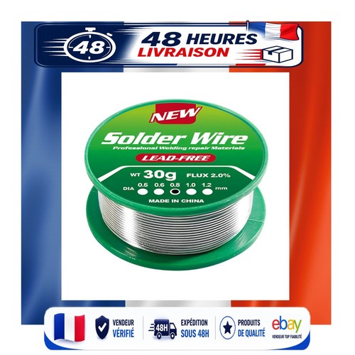 étain souder 8mm - Étain, 30g