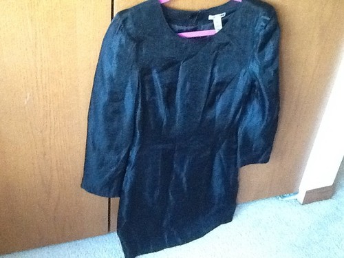 Woman black dress - h&m, size