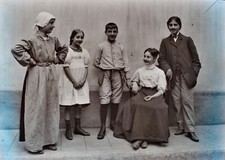 Plaque verre photo ancienne