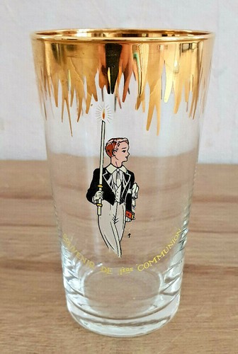 Ancien verre souvenir 1ère - souvenir, de