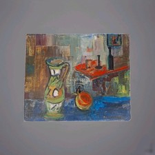 Huile Sur Toile  cubiste