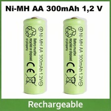 2x AA 300mAh 1,2V NI-MH / Nimh