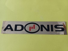 sticker ATTENTIONFOND DORé ADONIS optimisation moteur rallye raid 4x4 17 x 3,5cm