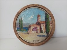 Ancien petit Tableau Huile Sur