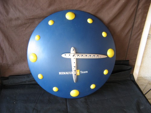 Horloge murale renault team - horloge,