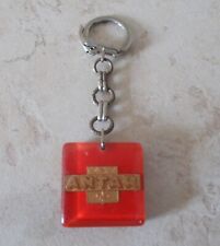 Ancien porte clefs clés vintage huile ANTAR France Garage Petroliana 1960s #3