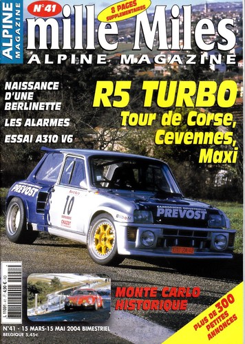 Alpine magazine mille miles - alpine, magazine.
