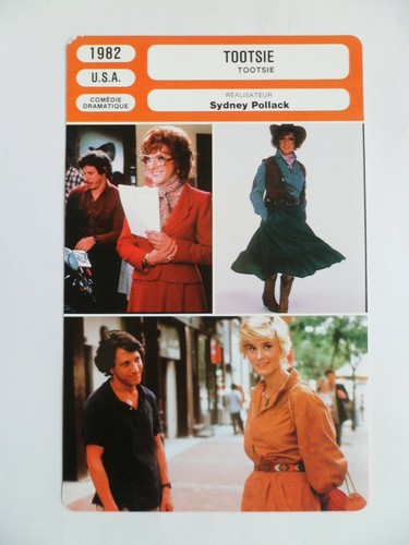 Carte fiche cinema - fiche, 1982
