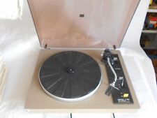 Platine vinyle vintage Lenco L133 entraînement par courroie autostop suisse vendue pour pièces réparation