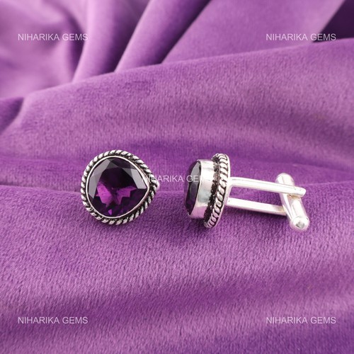 Boutons manchette argent - de, en