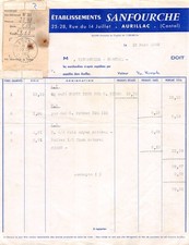 1960 ETS SANFOURCHE A AURILLAC