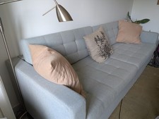 canapé convertible 3 places avec coffre de rangement - Ikea Etat neuf