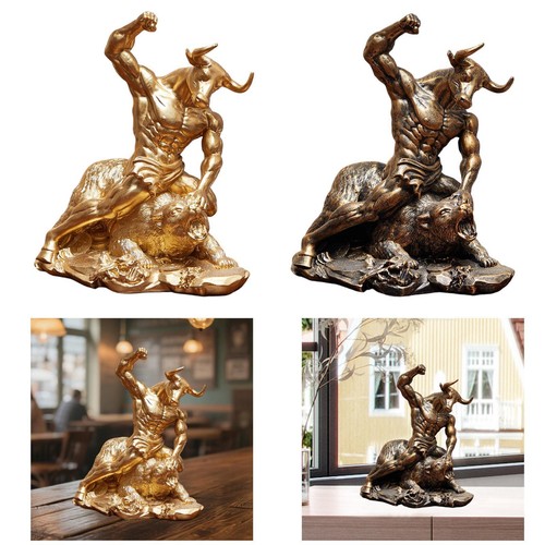 Statue décorative combat - de,