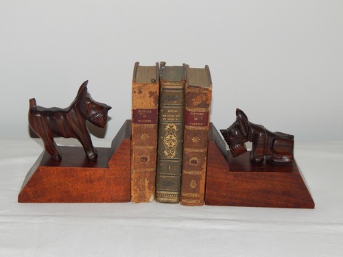 Ancienne paire serre livres - de,