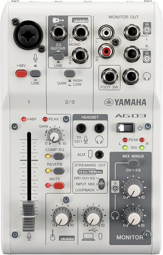 Yamaha ag03 mk2 channel - yamaha, w