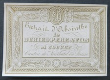 Ancienne étiquette EXTRAIT