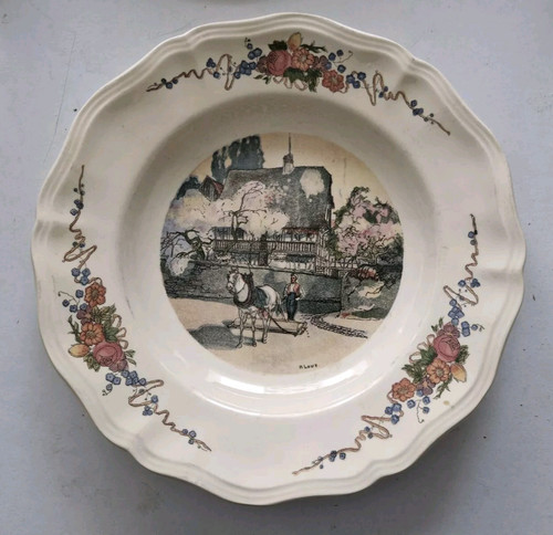 Assiette faïence obernai - en,