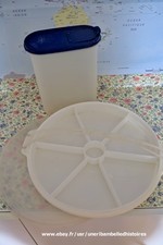 TUPPERWARE Lot boîte  avec anse apéritif, hors d'oeuvre + Boite modulaire 2,3 L