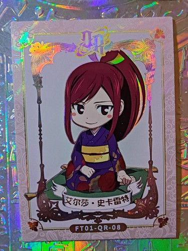 Card fairy tail goddess erza - card,
