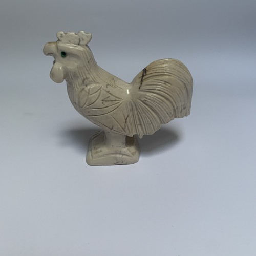 Coq figurine porcelaine - coq,