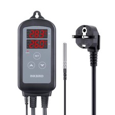 ITC-2T Prise Thermostat Jour Nuit Regulateur de Température pour Chauffage av...