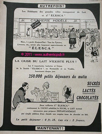 Publicite elesca eleska crise - publicite,