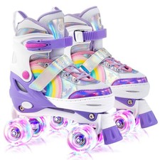 Rainbow Unicorn Roller Skates