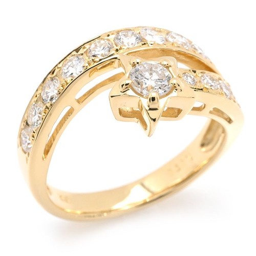 Bague étoile comète diamant - bague,