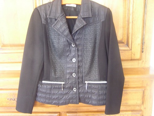 Veste noire 44 - t., marque
