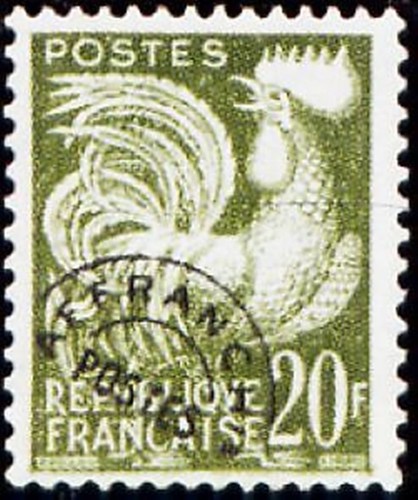 France preoblitere timbre - france,