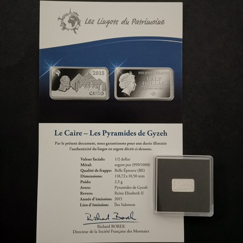 Lingot argent 999 be - argent, /