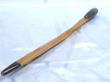 ?? CABINET DE CURIOSITÉ CANNE BÂTON BOIS VRILLÉ EMBOUT CORNE BRUNE STICK