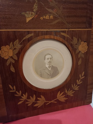 Art nouveau cadre photo ancien - art,