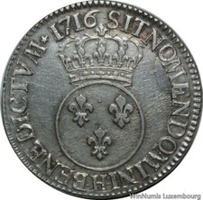 G4782 Rare Ecu Louis XV
