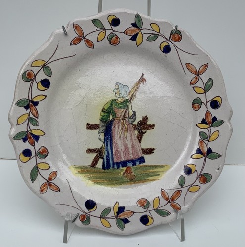 Assiette malicorne faience - malicorne, en