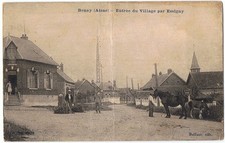 FR02 BENAY Entree village Essigny cheval trait PLI