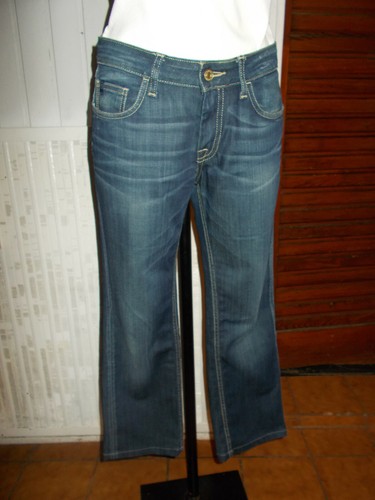 Pantalon jeans droit le - pantalon, 7/8