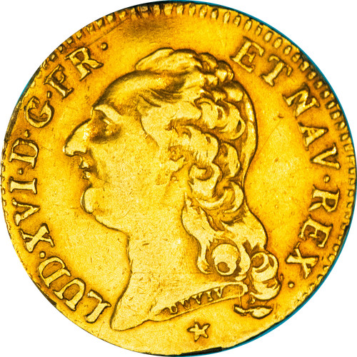 Royaume france louis d - france, d'or