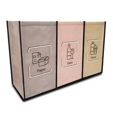 - Poubelle Tri Selectif 3 Bac