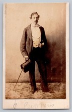 CDV 1860 James Tissot/Eugène Coppens de Fontenay (Jockey Club) modèle du peintre