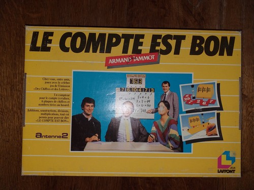 Jeu société le compte - société:,