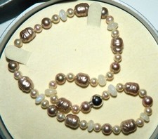 Superbe collier de perles de Majorque avec son certificat et son écrin